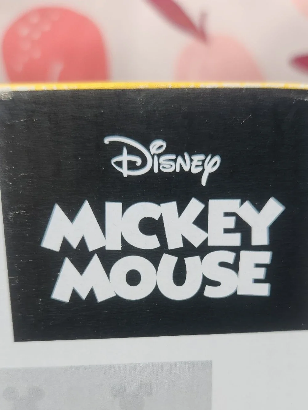 Disney Mickey Mouse White and Gum-Trim Kids Sneakers Size 3 NIB